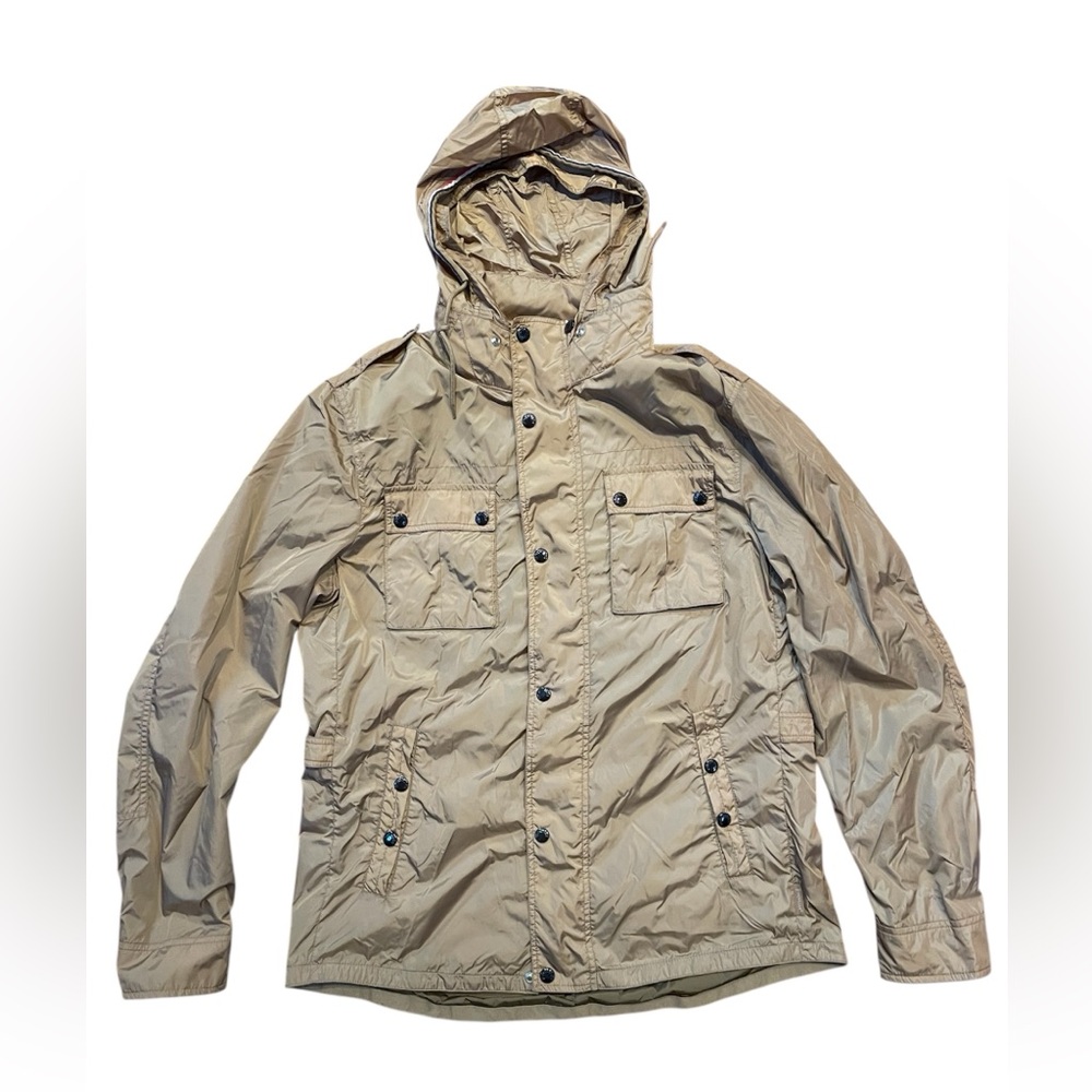 Authentic Moncler tan windbreaker jacket